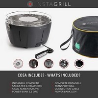photo InstaGrill - Barbecue da tavolo senza fumo - Antracite + Starter Kit 5